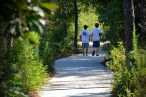 walking trails in Florence Gardens 